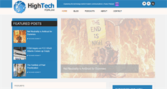 Desktop Screenshot of hightechforum.org
